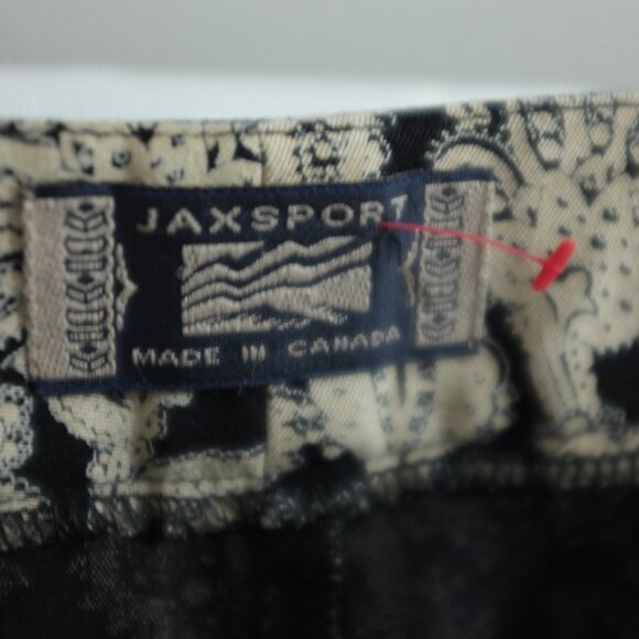 COPY - Jaxsport parsley printed cotton pants size 16 Made in Canada - Picture 10 of 10